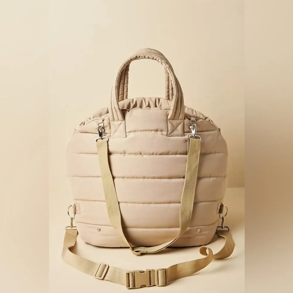 Anthropologie Cream Dog Carrier